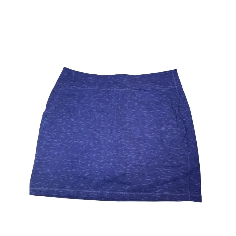 Duluth Trading Co Purple Skort Zip Pocket Stretch Tennis‎ Golf Womens Size XXL